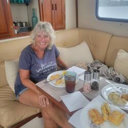 We had the last of our fish from Randys fishing days with Norm.