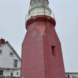 Long Point Lighthouse - note its distinctive colour pattern