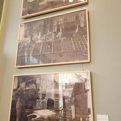 Working the linotype