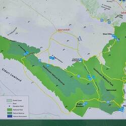 Karte vom Vashlovani NP