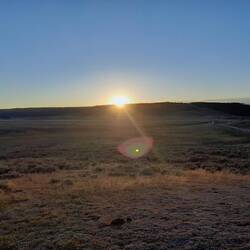 Sunset im Yellowstone N.P.