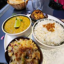 vegetarian Indian food for supper