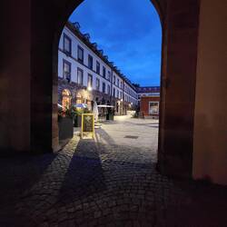 The courtyard of The People