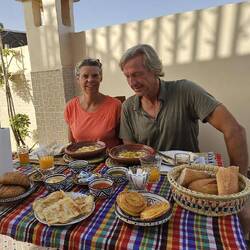 Super Frühstück im Riad
