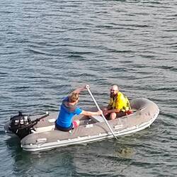 Dinghy ohne Benzintank ;)
