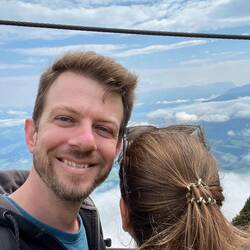 Aussicht genießen und an Selfie teilnehmen 😉