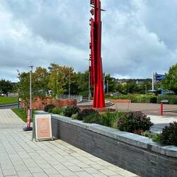 Första statyn i Greenock.
