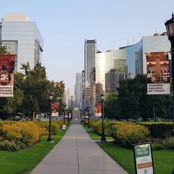 Blick vom Regierungsgebäude in Toronto aus