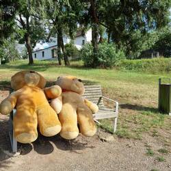 Geschafft, die zwei müssen sich erst mal ausruhen