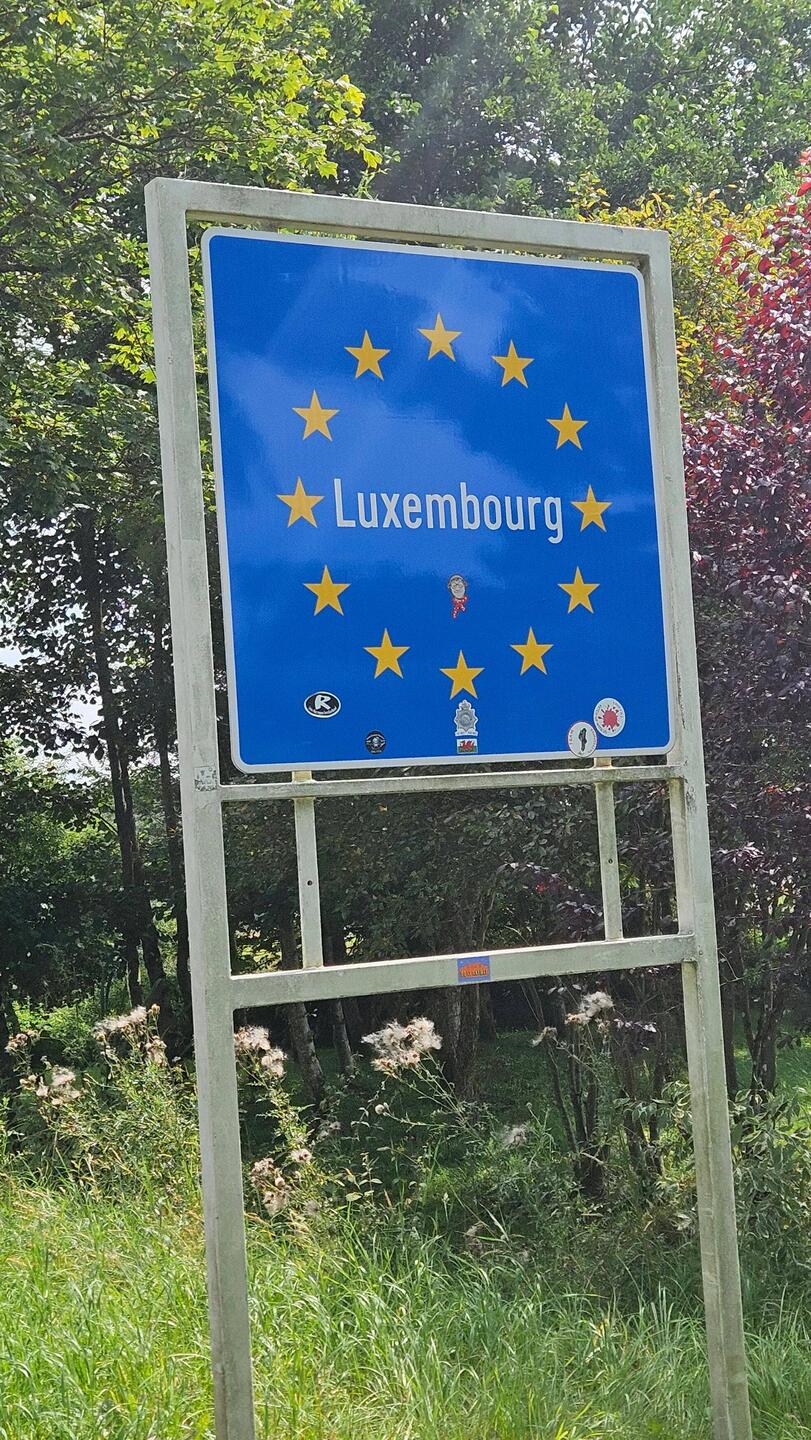 Entering Luxembourg