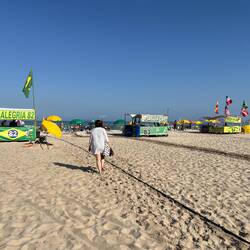 Viele Strandbars kümmern sich um das Wohlergehen der Strandbesucher