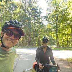 Cycled through some great forests