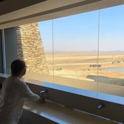 Bagno con vista dell autogrill