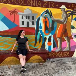 Immer wieder stoßen wir auf schöne Wandgemälde