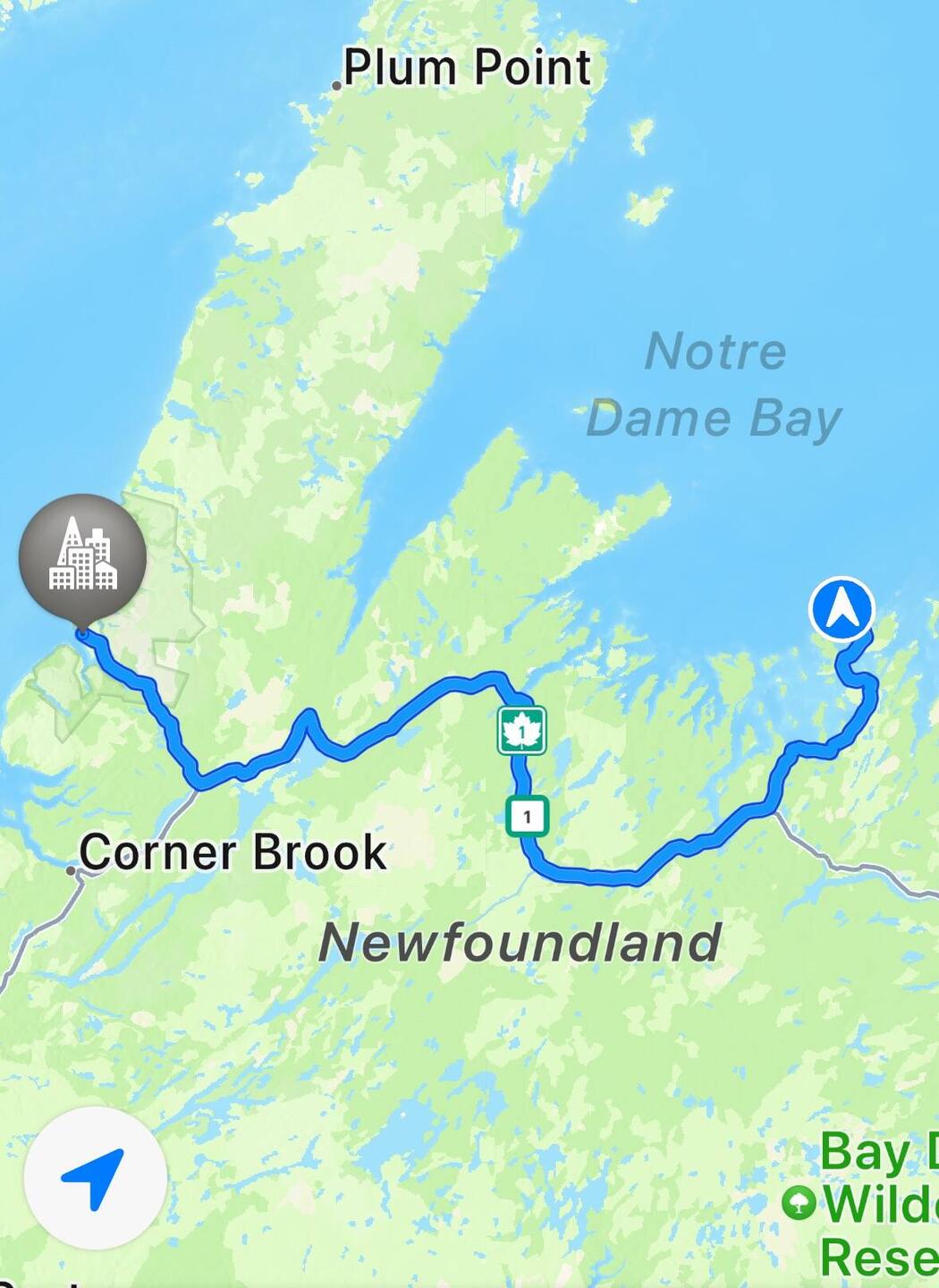 Twillingate to Grand Forks - Windsor to Deer Lake to Rocky Harbour