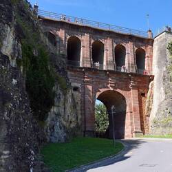 Sandsteinbrücke zum Bockfelsen
