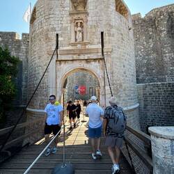 Entering the old town