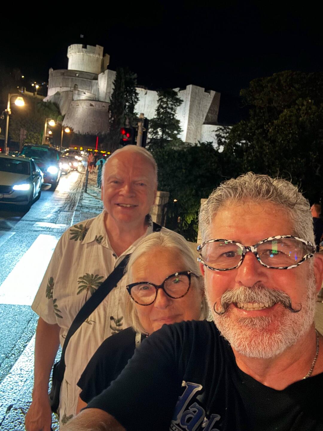 Old town in the background