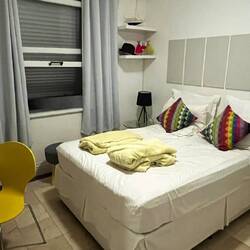 Unser etwas enges Zimmer für fünf Tage