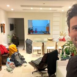 Unsere zweite Unterkunft in Rio. Dieses Mal eine geteilte Wohnung im Stadtteil Leme...