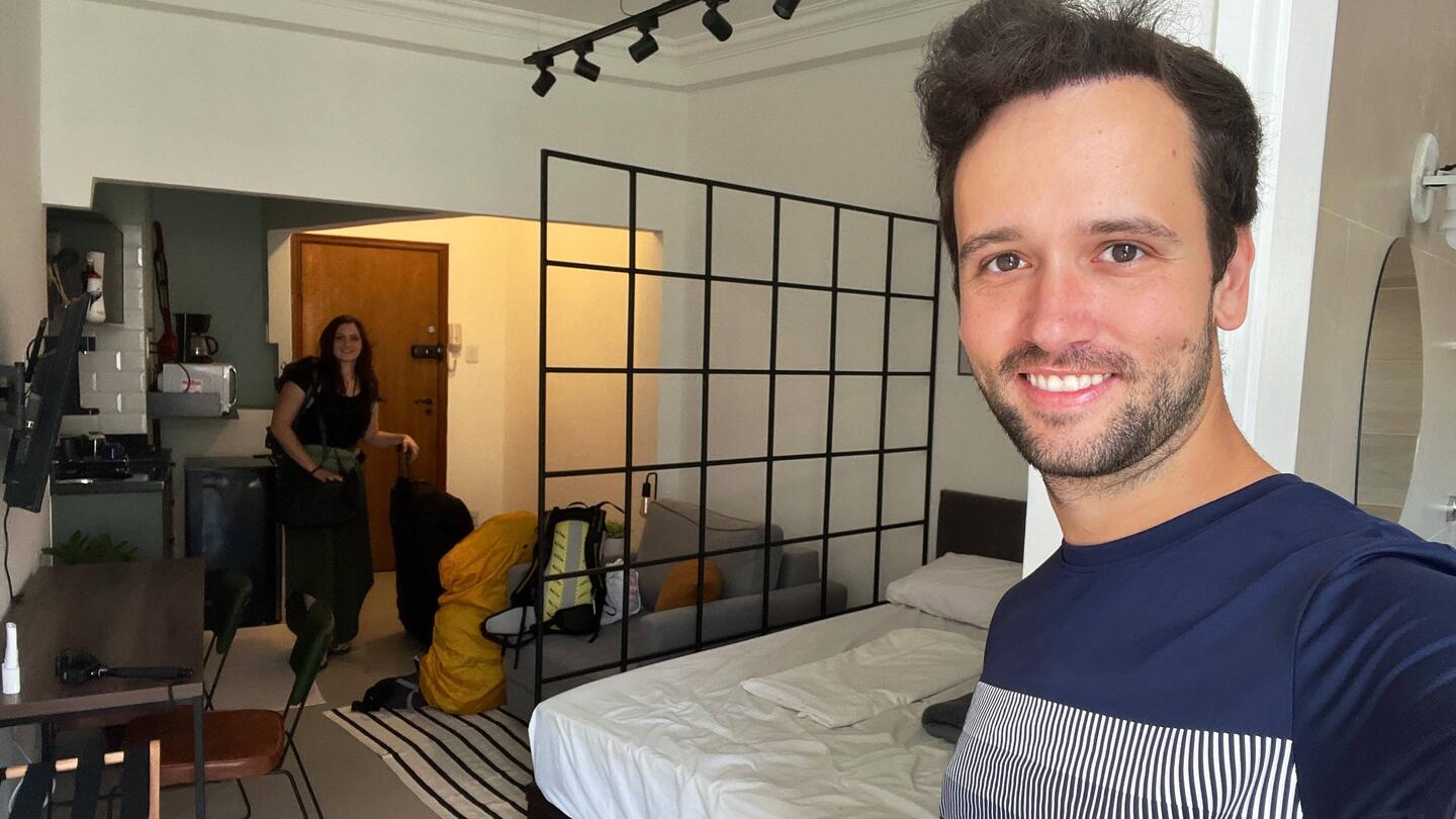 Unser kleines, aber feines Apartment, in dem wir uns sehr wohl fühlen