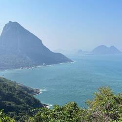 Von hier hat man einen schönen Ausblick auf den Zuckerhut