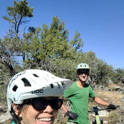 High desert bike trail