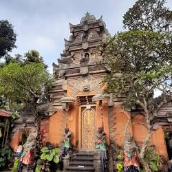 Heiliges Tor im Ubud Palast