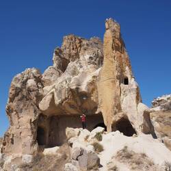 Durch Erdbeben sind die Wohnungen freigelegt