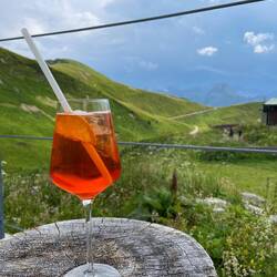 Aufziehendes Gewitter und ein Erholungs-Spritz!