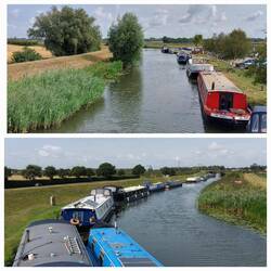 Views from the bridge over the River Great Ouse at Pope's Corner