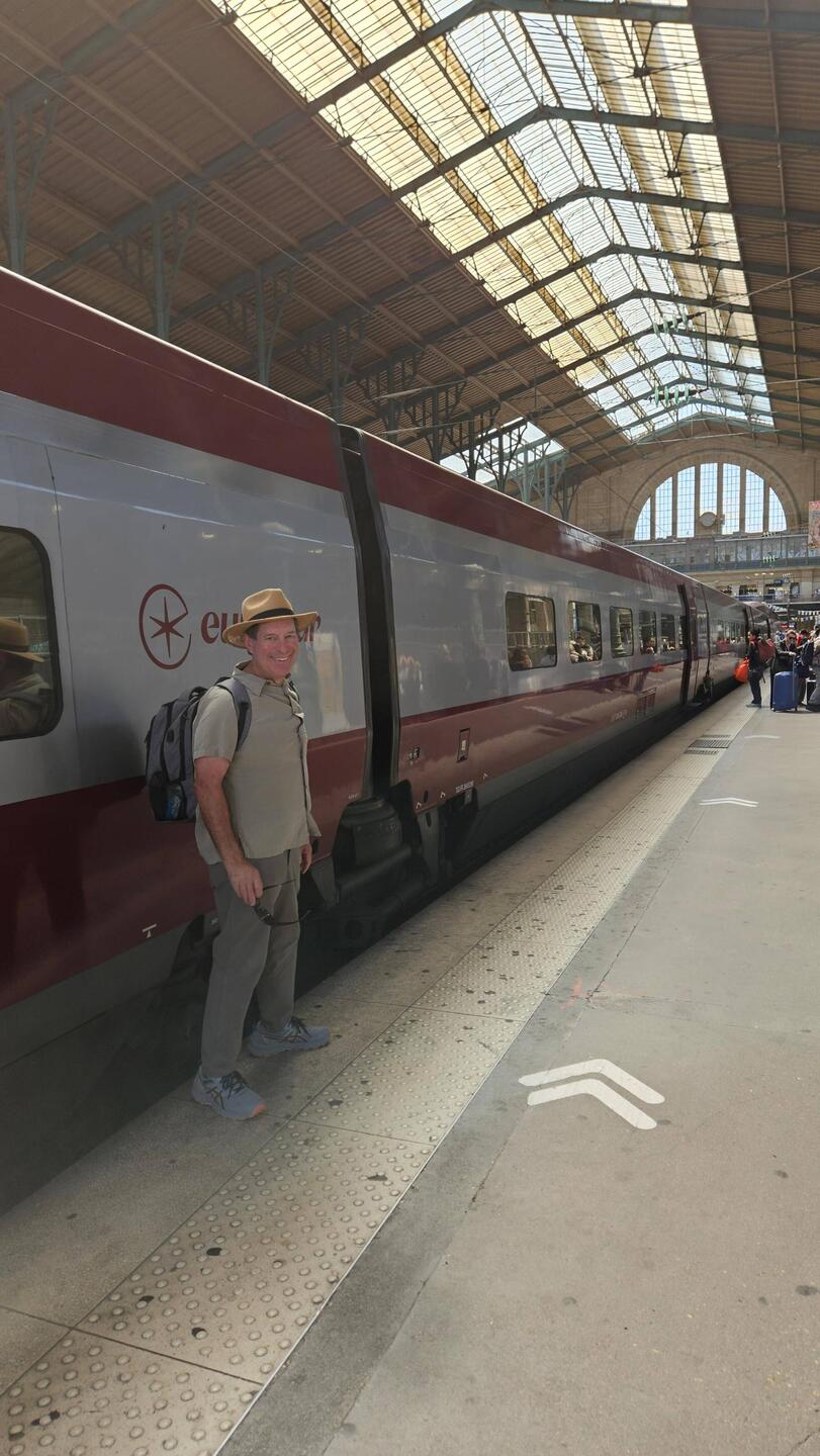 One last train this morning. Eurostar to Paris.