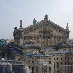 Blick vom Lafayette auf die Oper