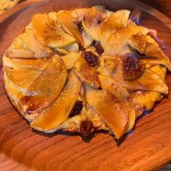 Apple tart with calvados