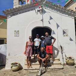 Belle journée avec Catherine et Jean-Michel, le papa de Mathieu à Trebisacce en Calabre