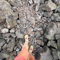 Der Trail im ersten Abschnitt des Tages