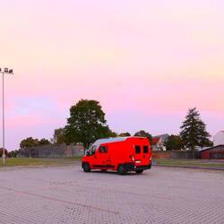 Übernachtungsplatz, Parkplatz der Burg für mich alleine.