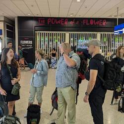 Meeting Bogdan and Beata at Athens airport