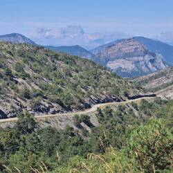 Aufstieg zum Col de Garcinets.