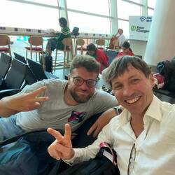 Warten in Tbilissi Airport