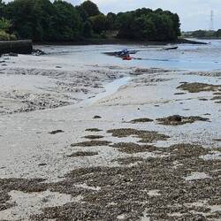 Ebbe, Boote liegen im trockenen