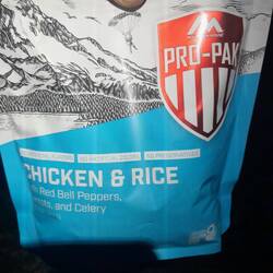 Mein Not-Abendessen (fry dried)