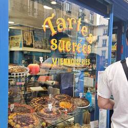 Very old bakery in Montmartre.