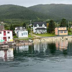 A few of the houses that survived the disastrous fire of 1922.