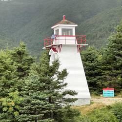Woody Point Lighthouse with solar panel not working so light isn't working