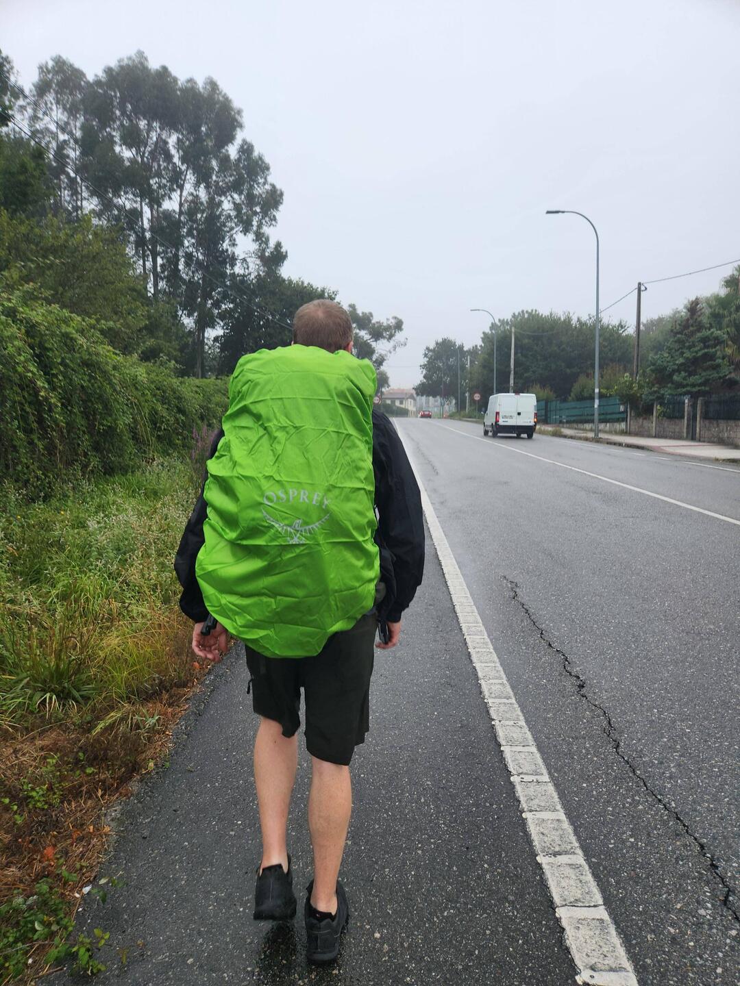Good thing our packs came with covers