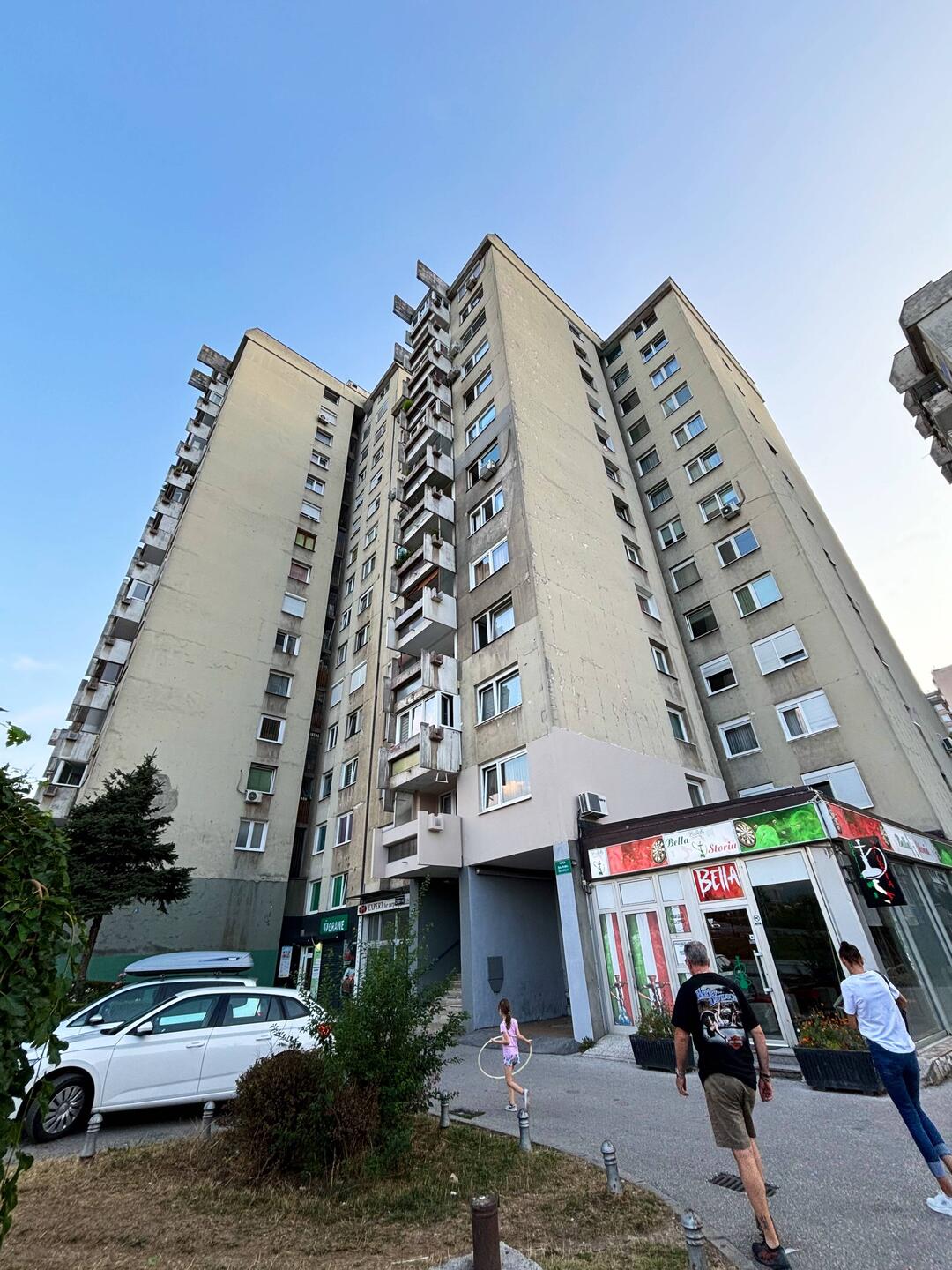The building