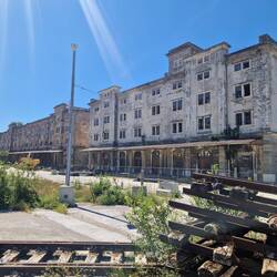 Altes Bahnhofs- und Hafengelände in Trieste