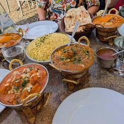 Indisches Essen vor unserem Musical