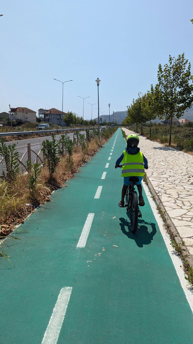A real bicycle path!